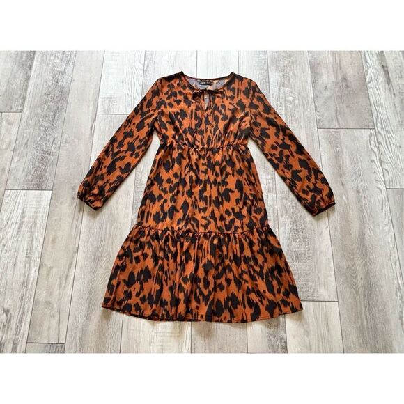 SHEIN animal print knee length/below the knee dress size M - Picture 1 of 10